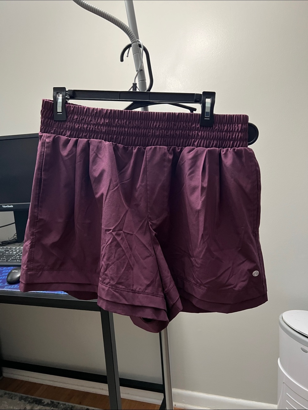 Apana Athletic Shorts in Plum